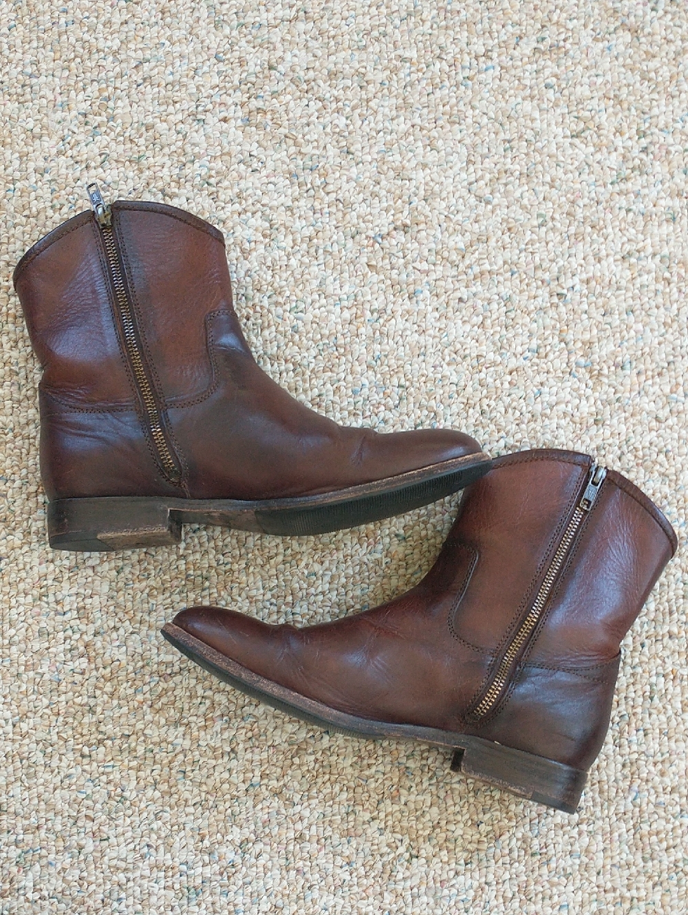 Frye Short Calf Length Western Boots Size 8 - Picture 8 of 10